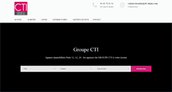 Desktop Screenshot of ctiparis.com